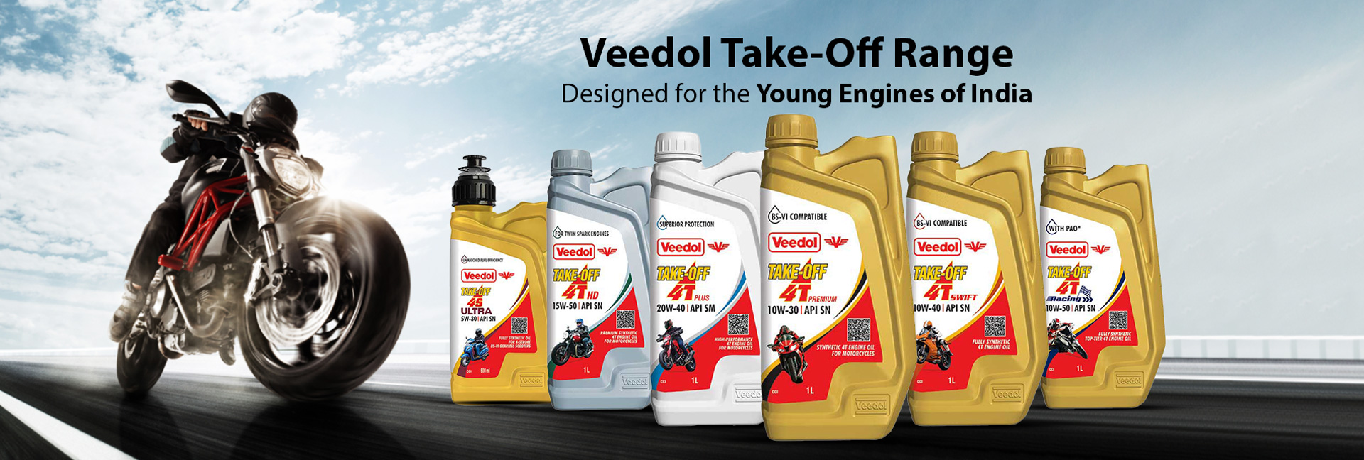 Veedol Engine oil Products | Banner image
