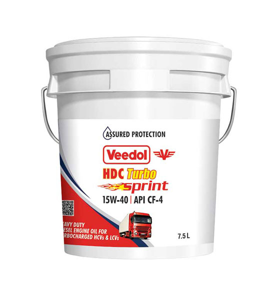 HDC TURBO SPRINT 15W-40 CF-4 Commercial Vehicle Oil