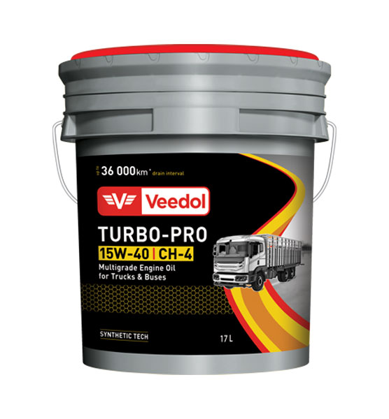 TURBO-PRO 15W-40 CH-4 Commercial Vehicle Oil