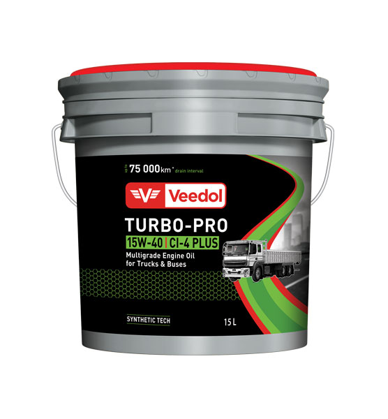 TURBO-PRO 15W-40 CI-4 PLUS Commercial Vehicle Oil