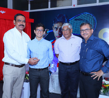 Felicitation of squash champion Saurav Ghosal